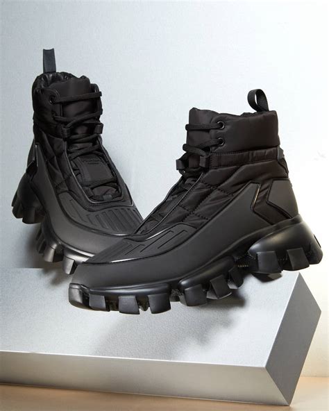 Prada lug sole combat boots